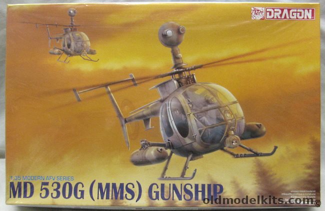 Dragon 1/35 MD-530G MMS Gunship - (Hughes 500), 3526 plastic model kit